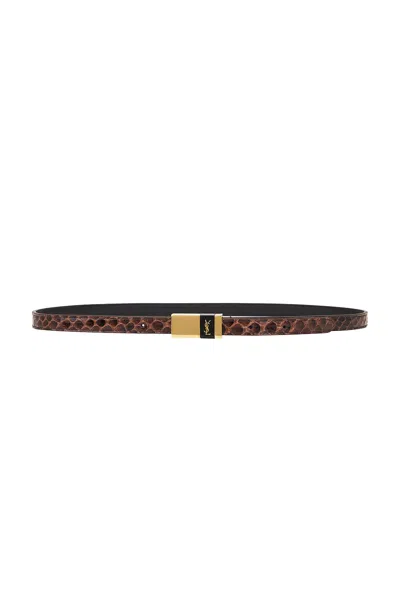SAINT LAURENT LEATHER BELT