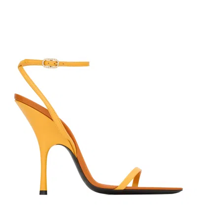 SAINT LAURENT LEATHER KATOUCHA SANDALS 110