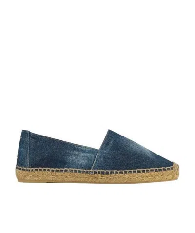 SAINT LAURENT SAINT LAURENT YSL EMBROIDERED SLIP-ON ESPADRILLES