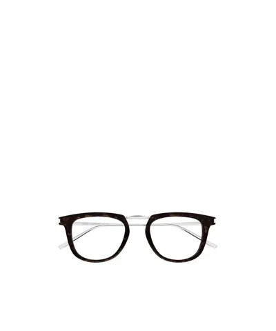 SAINT LAURENT SAINT LAURENT EYEWEAR SQUARE FRAME GLASSES