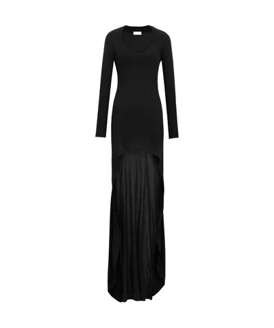SAINT LAURENT LONG DRESS IN WOOL