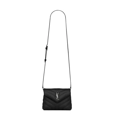 SAINT LAURENT SAINT LAURENT LOULOU TOY QUILTED SHOULDER BAG