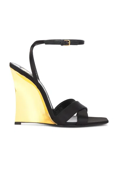 SAINT LAURENT LYDIA WEDGE SANDAL