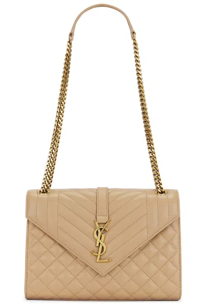 SAINT LAURENT MEDIUM ENVELOPE CHAIN BAG