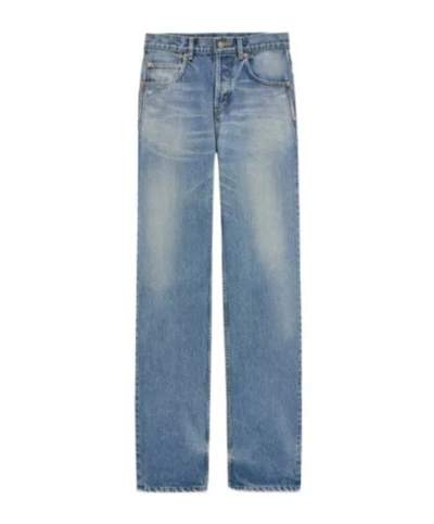 SAINT LAURENT SAINT LAURENT MID-RISE BAGGY JEANS