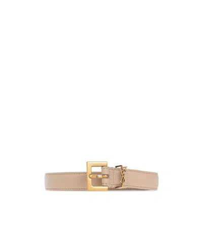 SAINT LAURENT SAINT LAURENT MONOGRAM NARROW BELT