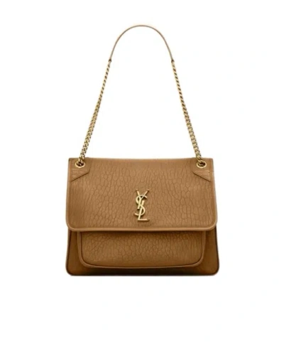 SAINT LAURENT SAINT LAURENT NIKI LOGO PLAQUE SHOULDER BAG