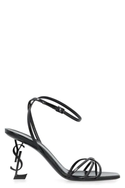 SAINT LAURENT SAINT LAURENT OPYUM LEATHER SANDALS