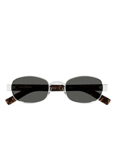 SAINT LAURENT OVAL-FRAME SUNGLASSES