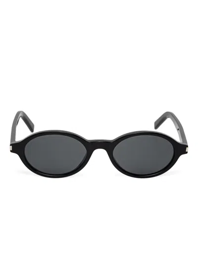 SAINT LAURENT OVAL-FRAME SUNGLASSES