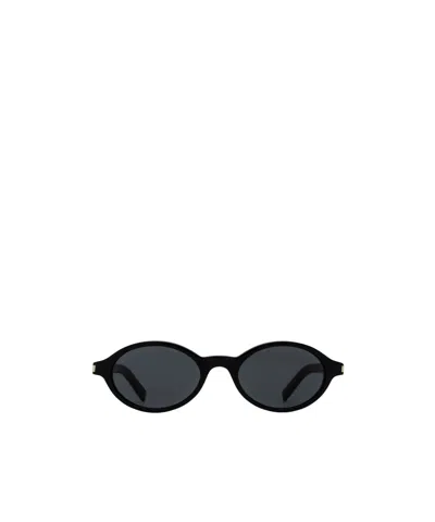 SAINT LAURENT OVAL FRAME SUNGLASSES