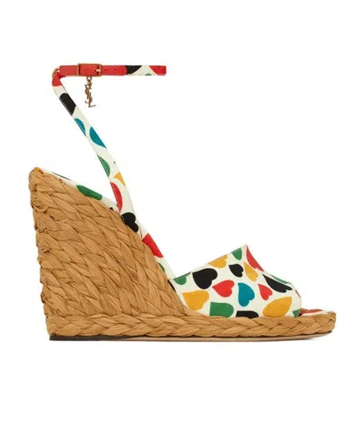 SAINT LAURENT SAINT LAURENT PALOMA WEDGE ESPADRILLES