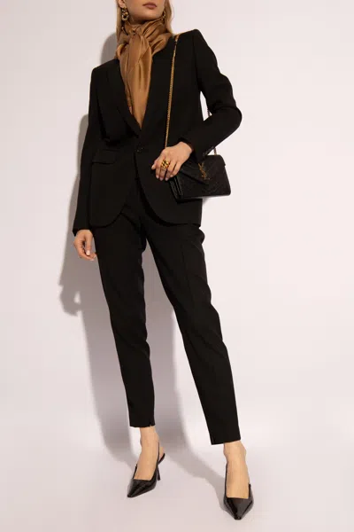 SAINT LAURENT SAINT LAURENT PLEAT-FRONT TROUSERS