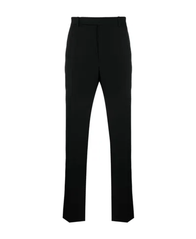 SAINT LAURENT SAINT LAURENT BUTTON DETAILED STRAIGHT LEG TROUSERS