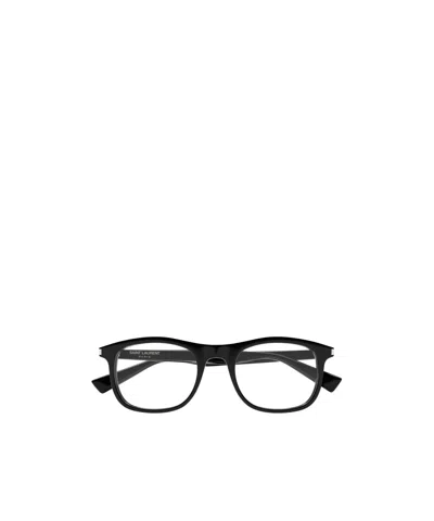 SAINT LAURENT SAINT LAURENT EYEWEAR RECTANGLE FRAME GLASSES