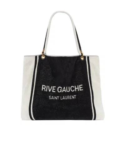 SAINT LAURENT SAINT LAURENT RIVE GAUCHE TOWEL TOTE BAG