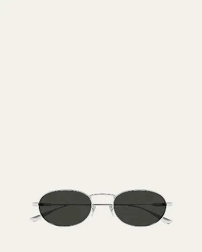 SAINT LAURENT ROUND METAL SUNGLASSES