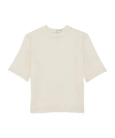 SAINT LAURENT SAINT LAURENT CREWNECK SHORT-SLEEVED T-SHIRT