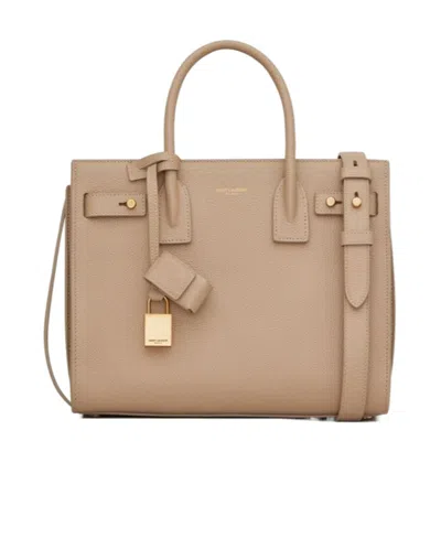 SAINT LAURENT SAC DE JOUR SUPPLE NANO IN GRAINED LEATHER