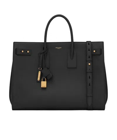 SAINT LAURENT SAINT LAURENT SAC DE JOUR THIN LARGE TOTE BAG