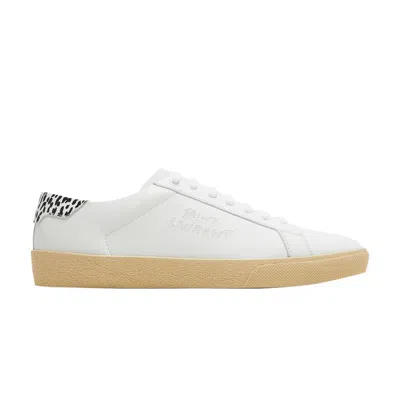 SAINT LAURENT SAINT LAURENT SAINT LAURENT SL-06 COURT LEATHER 'LEOPARD' | WHITE | MEN'S SIZE 41