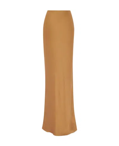 SAINT LAURENT SAINT LAURENT LOW WAIST MAXI SKIRT