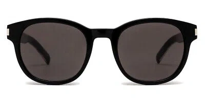 SAINT LAURENT SAINT LAURENT SL 620 SUNGLASSES UNISEX BLACK/CRYSTAL 52MM 100% AUTHENTIC