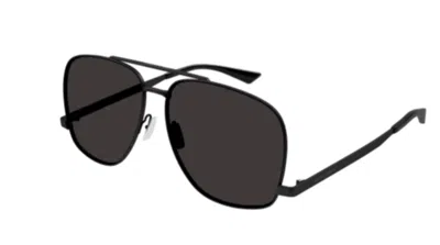 SAINT LAURENT SAINT LAURENT SL 653 LEON 002 BLACK SQUARE WOMEN'S SUNGLASSES