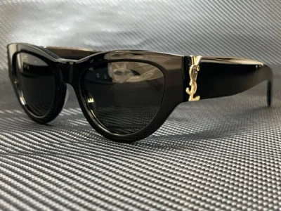 SAINT LAURENT SAINT LAURENT SL M94 F 001 BLACK CAT EYE 53 MM WOMEN'S SUNGLASSES