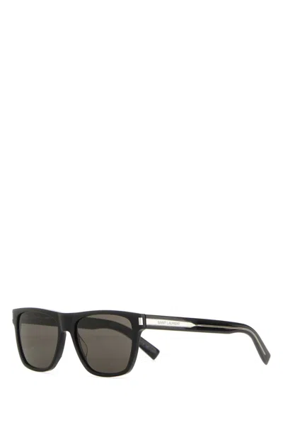 SAINT LAURENT SAINT LAURENT BLACK ACETATE SL 619 SUNGLASSES