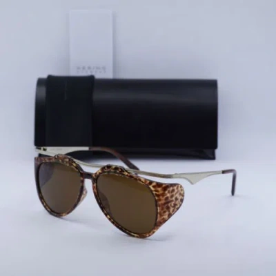SAINT LAURENT SAINT LAURENT SLM137 AMELIA 002 GOLD/LEOPARD HAVANA/BROWN 55-14-135 SUNGLASSE...