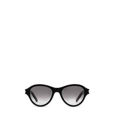 SAINT LAURENT SAINT LAURENT EYEWEAR ROUND FRAME SUNGLASSES