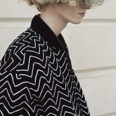 SAINT LAURENT SAINT LAURENT STRIPED BOMBER IN ALL SIZES