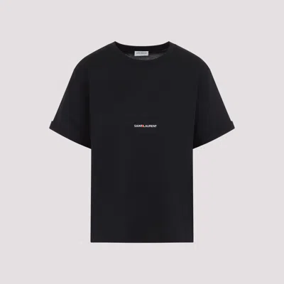 SAINT LAURENT T-SHIRTS BLACK