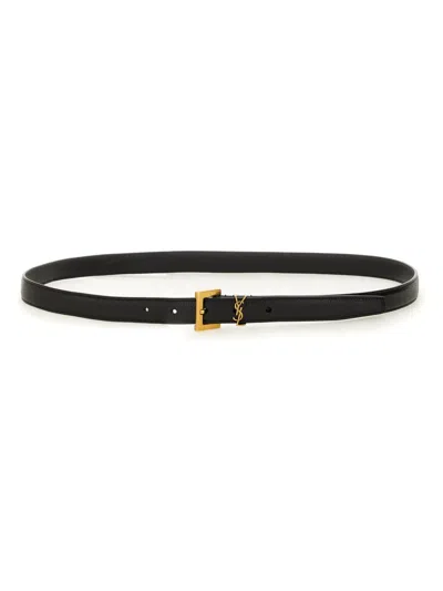 SAINT LAURENT SAINT LAURENT THIN BELT "CASSANDRAS"