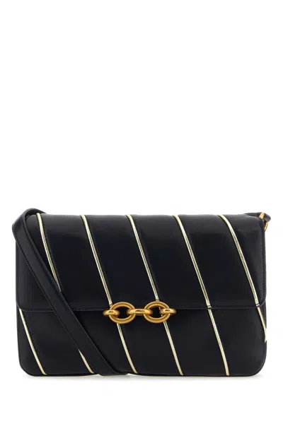SAINT LAURENT SAINT LAURENT TWO-TONE LEATHER LE MAILLON SHOULDER BAG