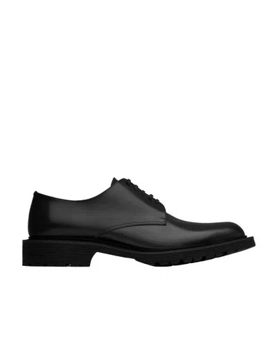 SAINT LAURENT SAINT LAURENT ALMOND TOE LACE-UP SHOES