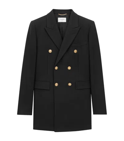 SAINT LAURENT VIRGIN WOOL BLAZER