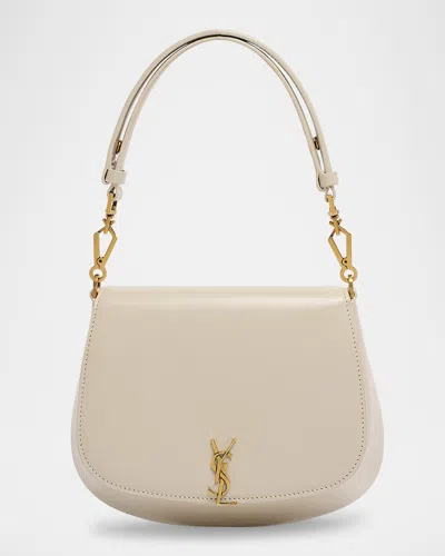 SAINT LAURENT VOLTAIRE TOP-HANDLE BAG IN SMOOTH LEATHER
