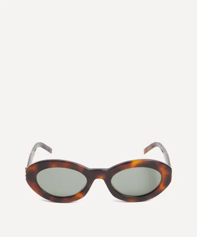 SAINT LAURENT SAINT LAURENT WOMEN'S OVAL SUNGLASSES