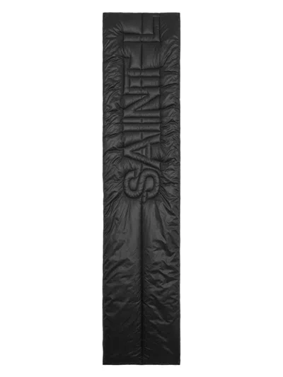 SAINT LAURENT WOMEN'S SCARF WITH LOGO