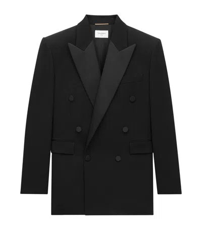 SAINT LAURENT WOOL TUXEDO JACKET