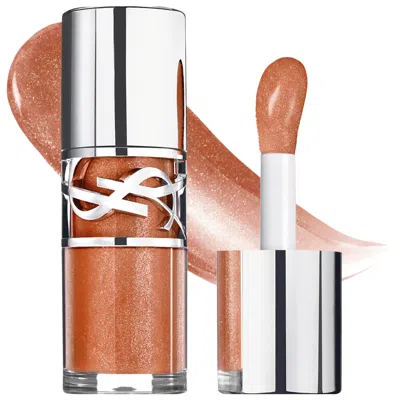 SAINT LAURENT YSL LOVESHINE PLUMPING LIP OIL GLOSS WITH HYALURONIC ACID 05 CALIFORNIA SUNSHINE 0.20 OZ / 6 ML