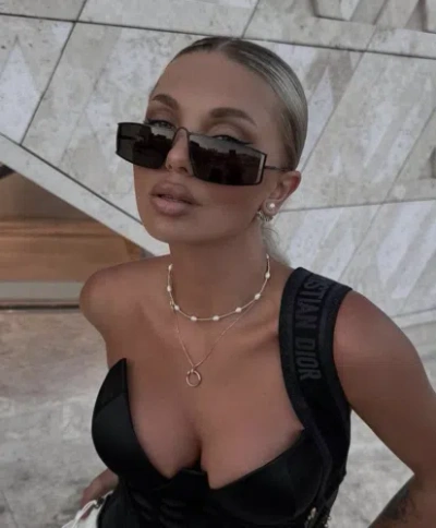 SAINT LAURENT YVES SAINT LAURENT SL-606-001 BLACK SUNGLASSES