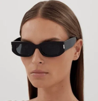 SAINT LAURENT YVES SAINT LAURENT SL-697-001 BLACK SUNGLASSES