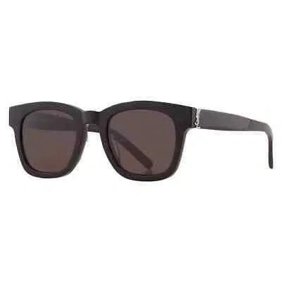 SAINT LAURENT YVES SAINT LAURENT SL-M124-001 BLACK BLACK BLACK SUNGLASSES