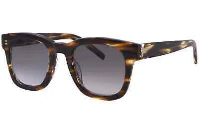 SAINT LAURENT YVES SAINT LAURENT SL-M124-003 HAVANA HAVANA GREY SUNGLASSES