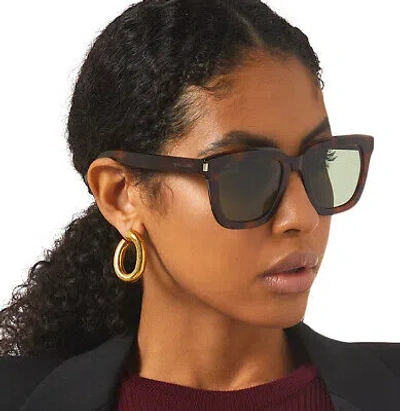 SAINT LAURENT YVES SAINT LAURENT SL465-002-51 HAVANA SUNGLASSES