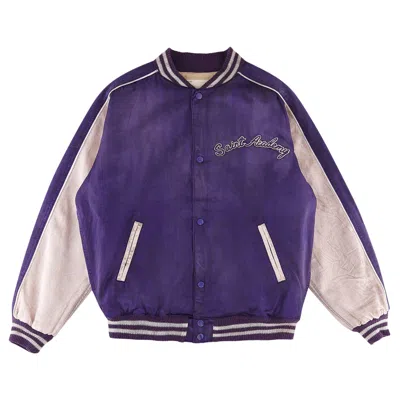 SAINT MICHAEL SAINT MICHAEL STADIUM JACKET 'PURPLE/PINK'