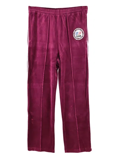 SAINT MXXXXXX LOGO-PATCH TRACK PANTS